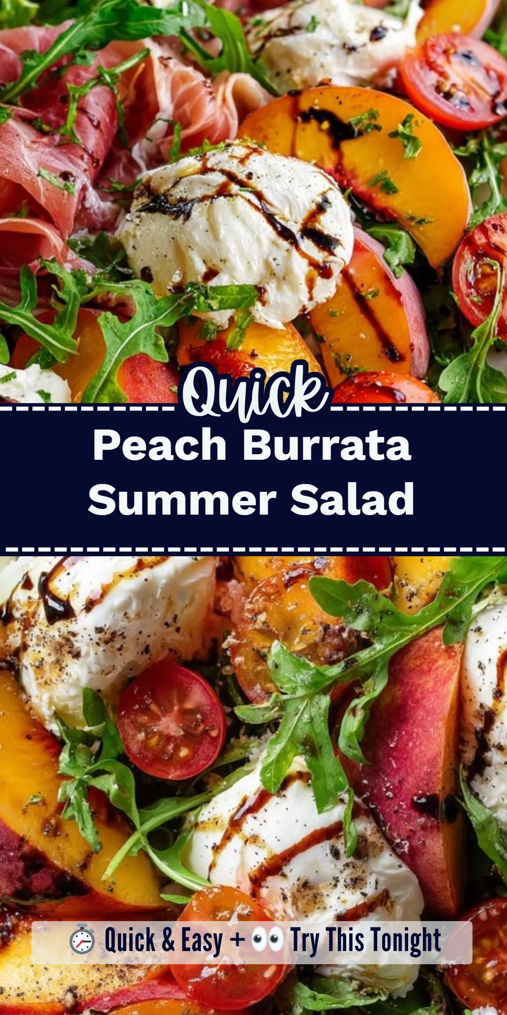 Peach Burrata Summer Salad