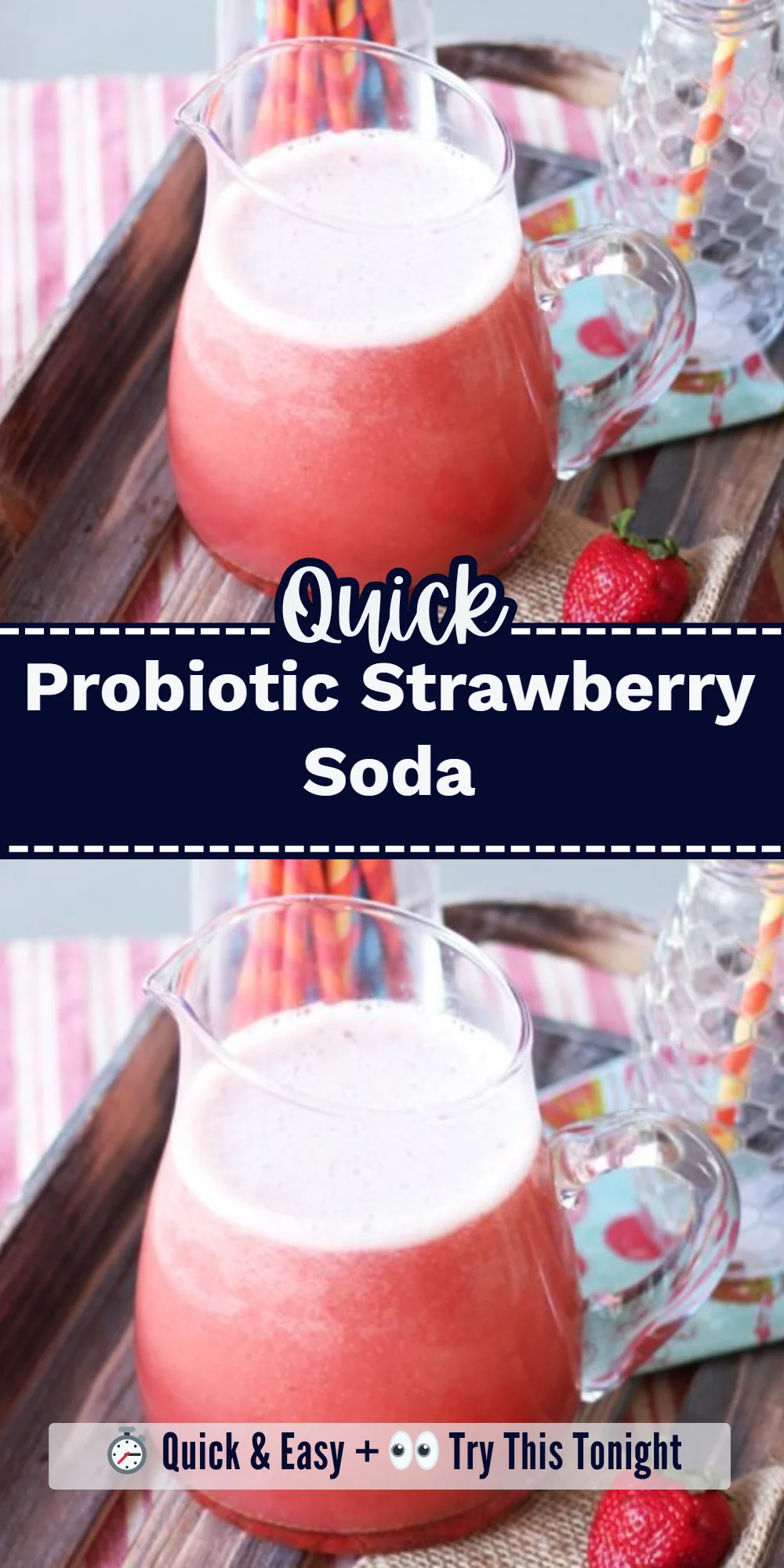 Probiotic Strawberry Soda