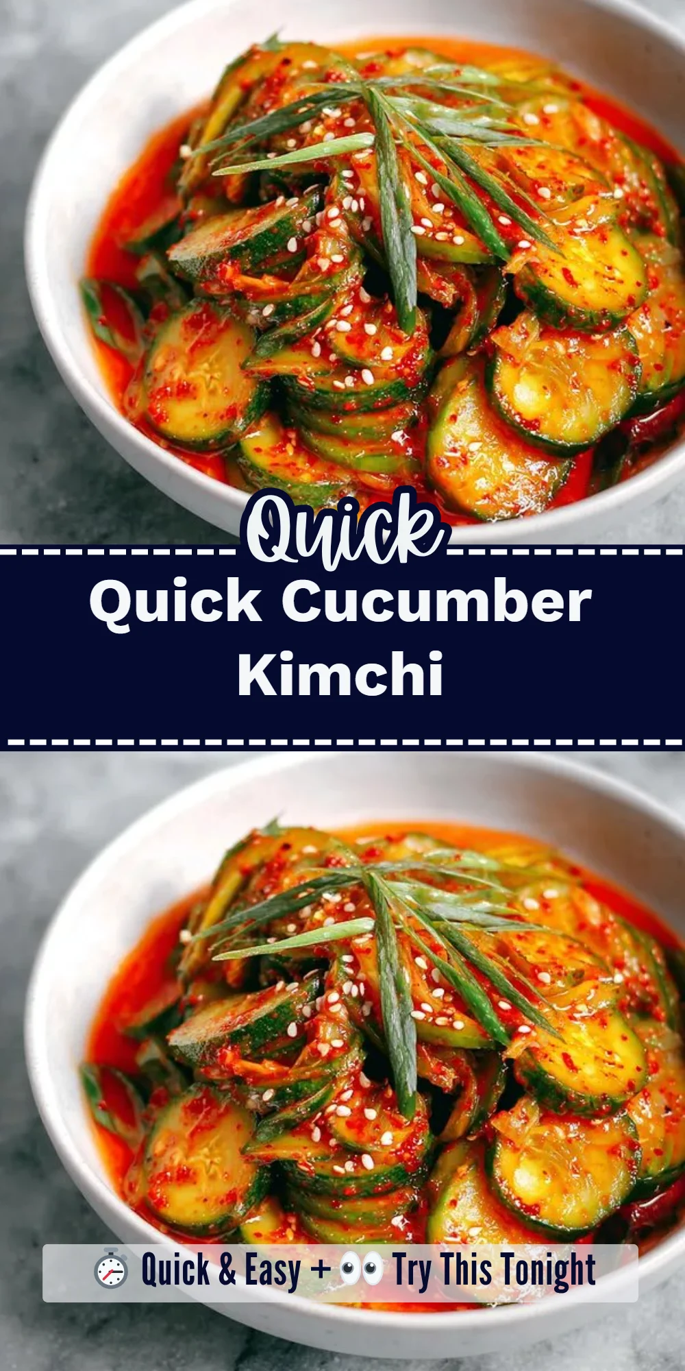 Quick Cucumber Kimchi