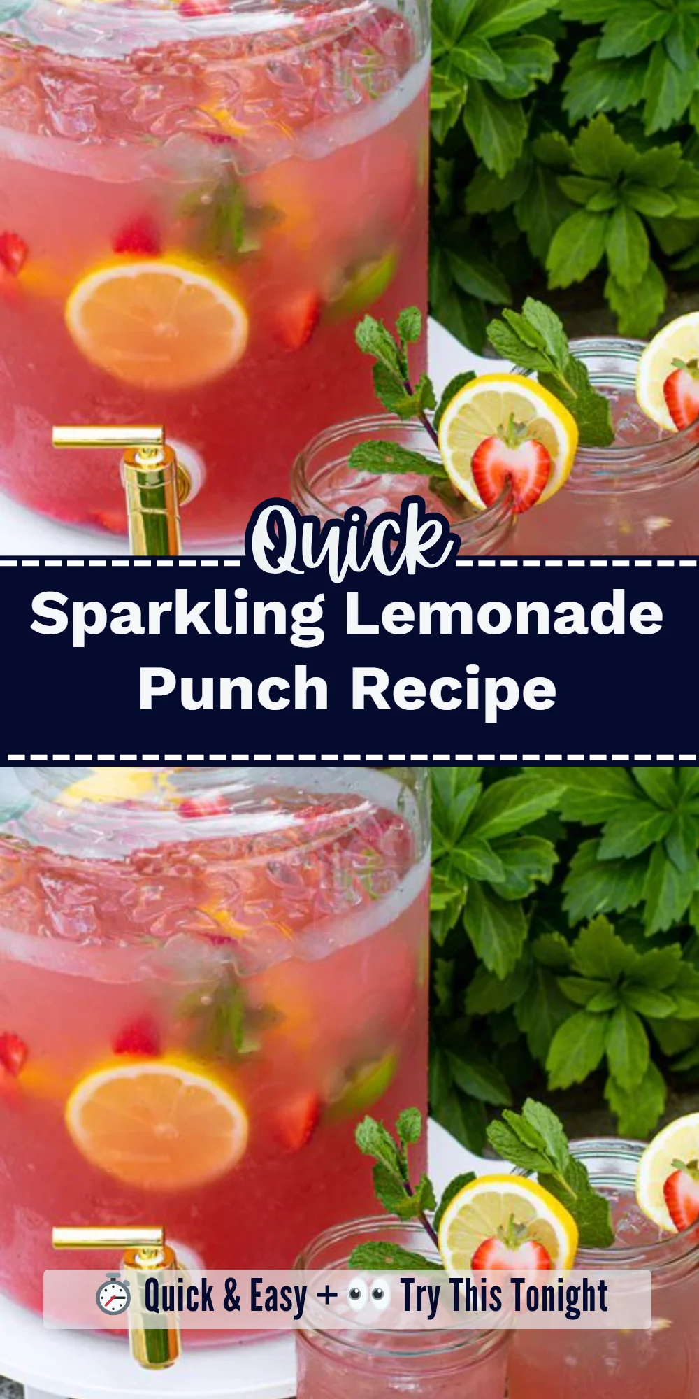 Sparkling Lemonade Punch Recipe