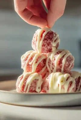 Strawberry high protein yogurt bites - tasty, nutritious snack