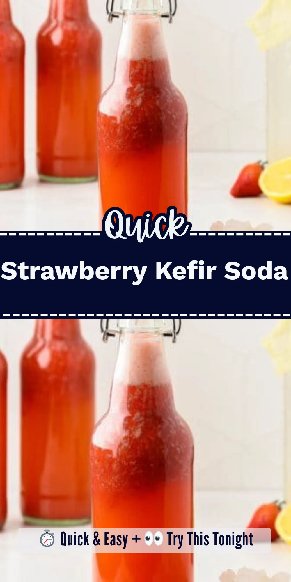 Strawberry Kefir Soda