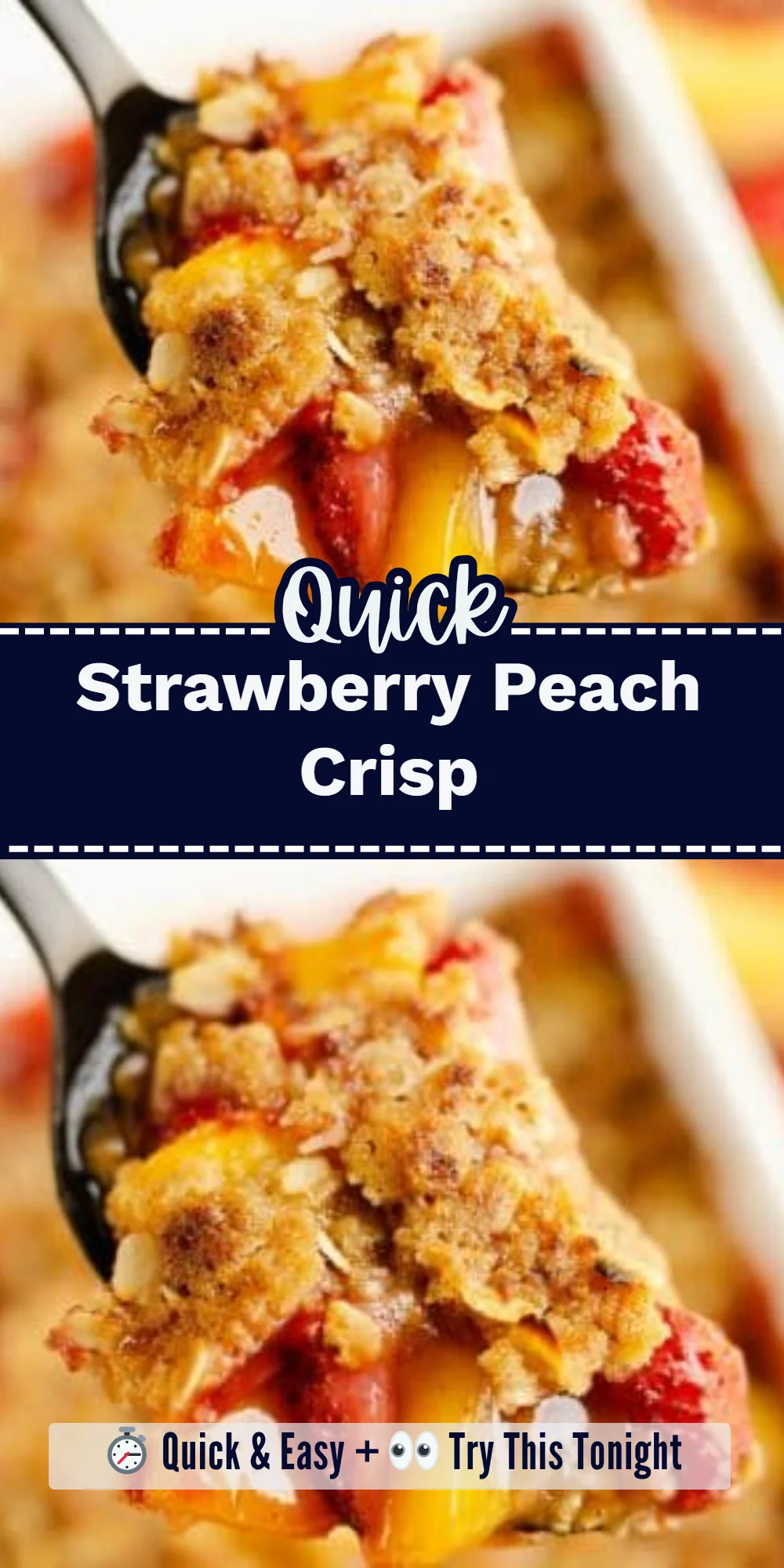 Strawberry Peach Crisp