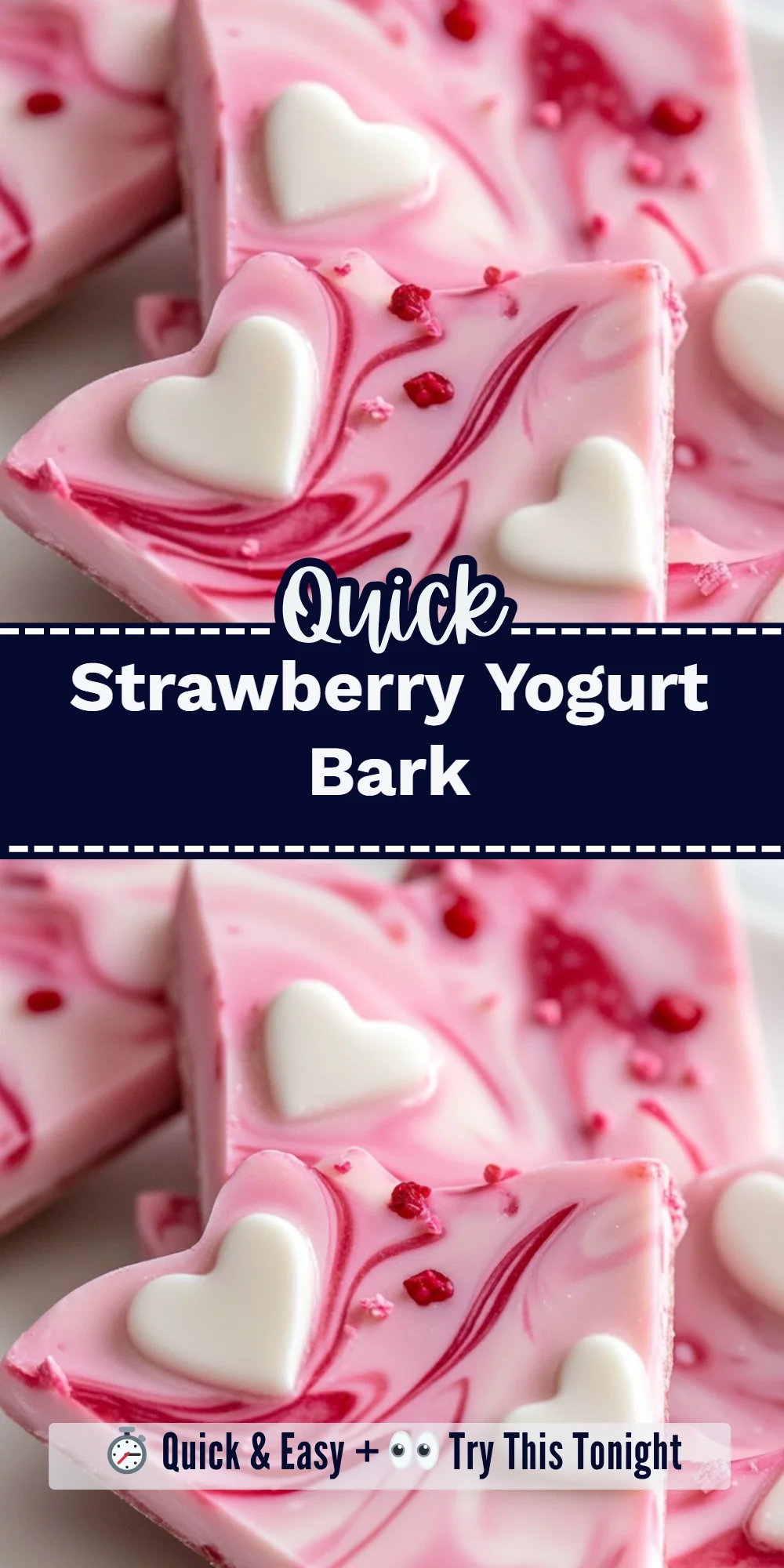 Strawberry Yogurt Bark