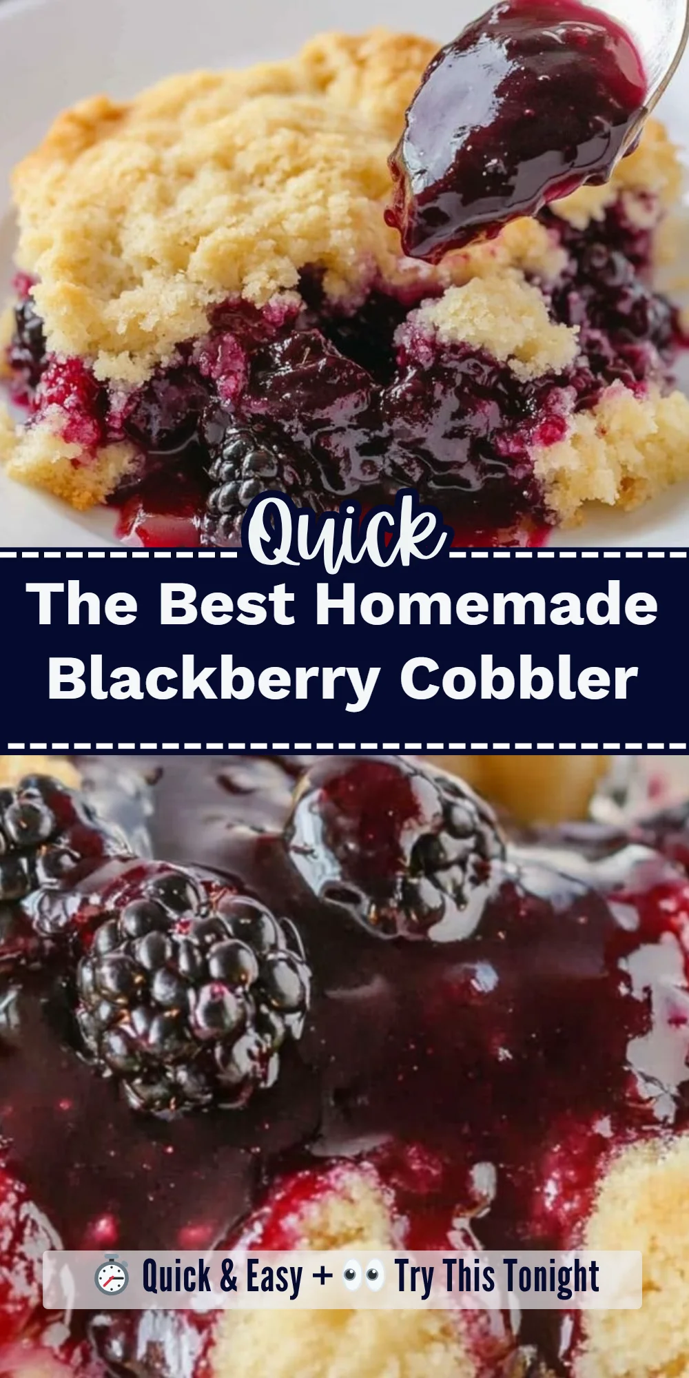 The Best Homemade Blackberry Cobbler
