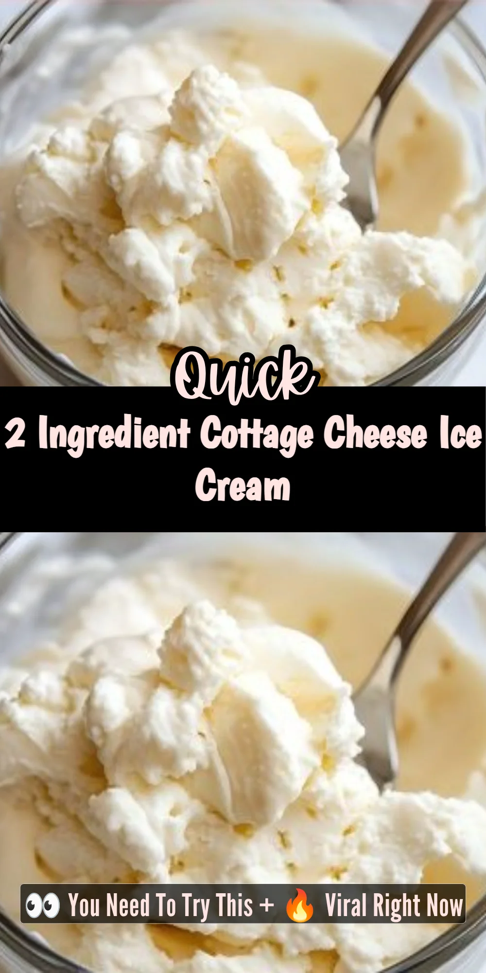2 Ingredient Cottage Cheese Ice Cream