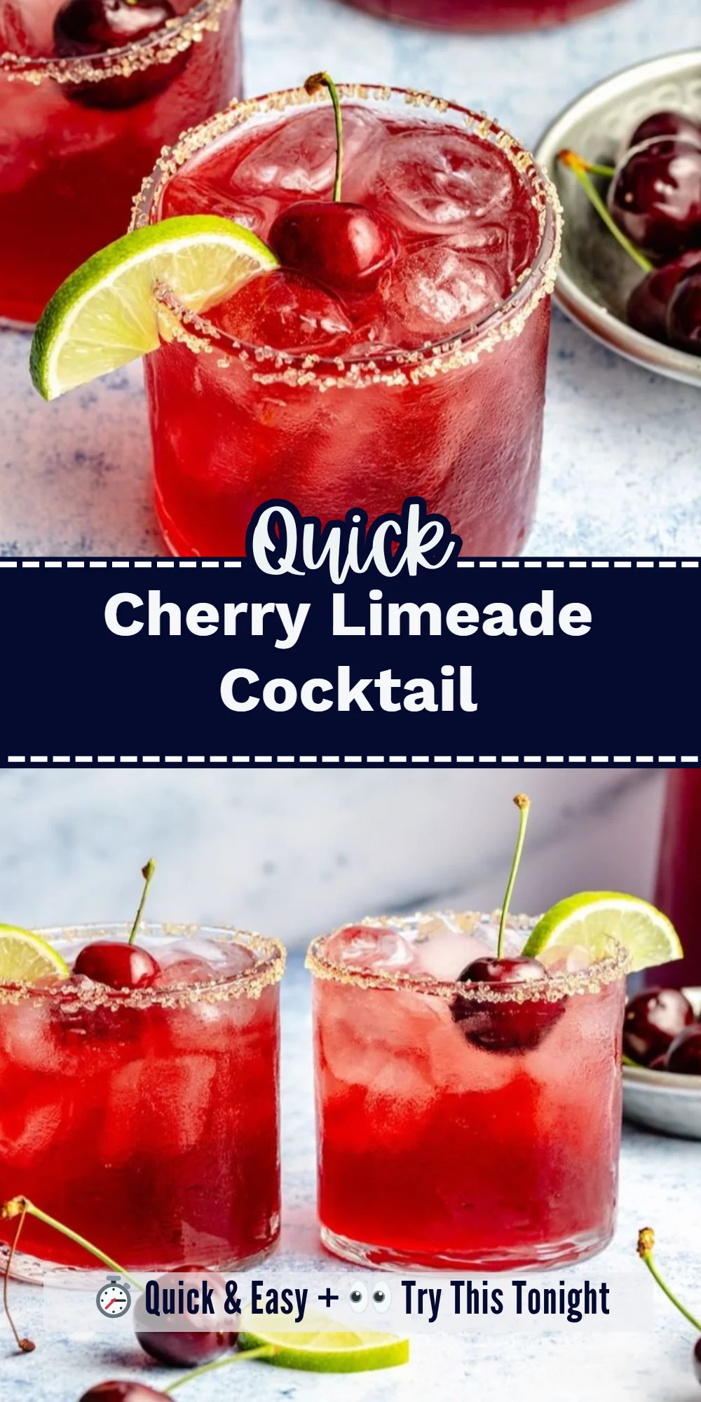 Cherry Limeade Cocktail