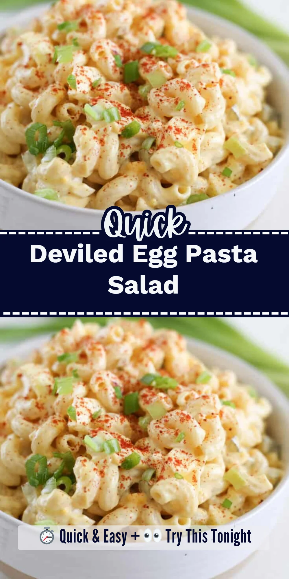 Deviled Egg Pasta Salad