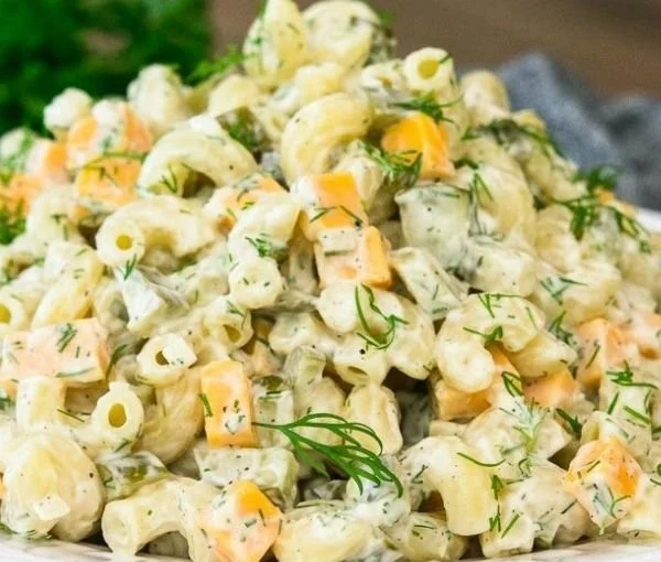 Dill Pickle Pasta Salad