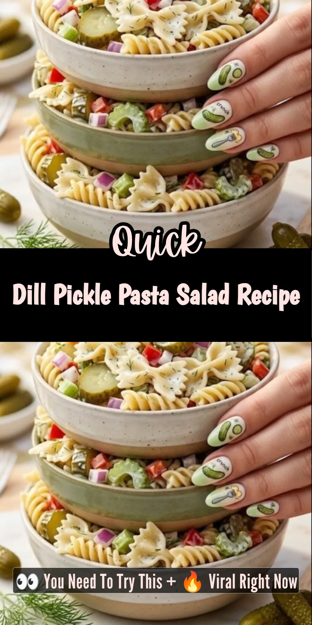 Dill Pickle Pasta Salad Recipe