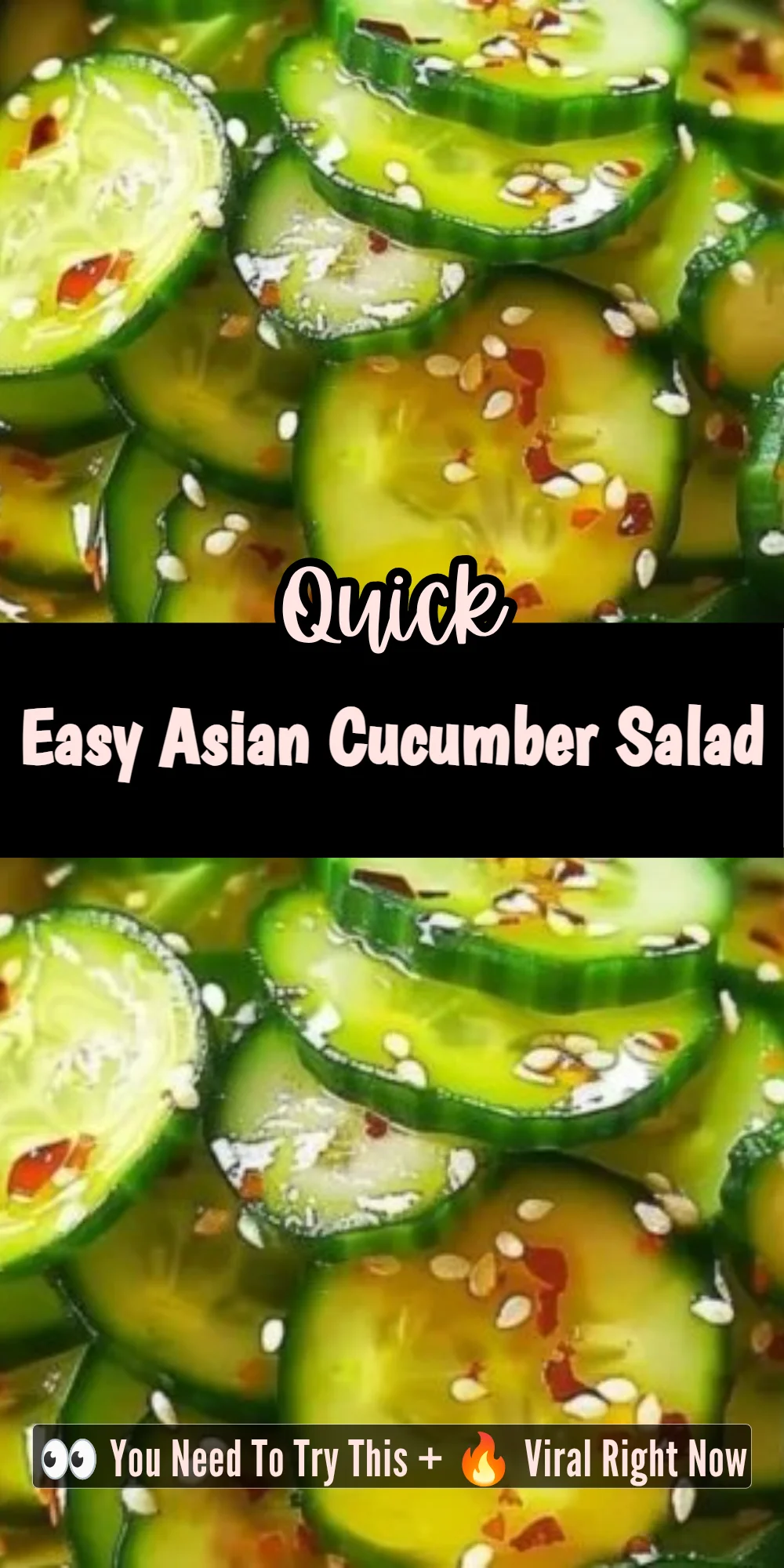 Easy Asian Cucumber Salad