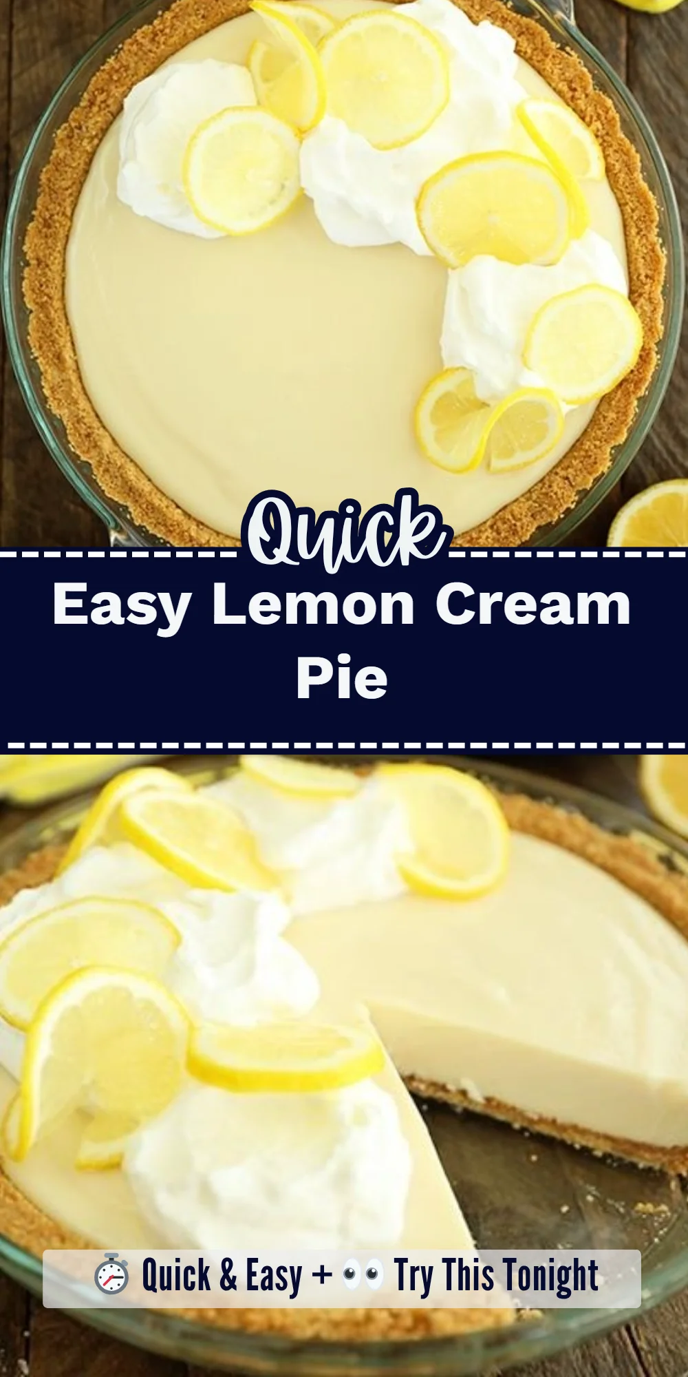 Easy Lemon Cream Pie
