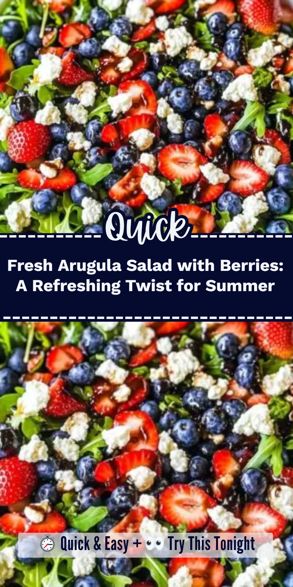 Fresh Arugula Salad with Berries: A Refreshing Twist for Summer