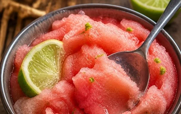 Frozen Watermelon Lime Slush