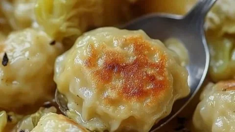German Cabbage & Dumplings
