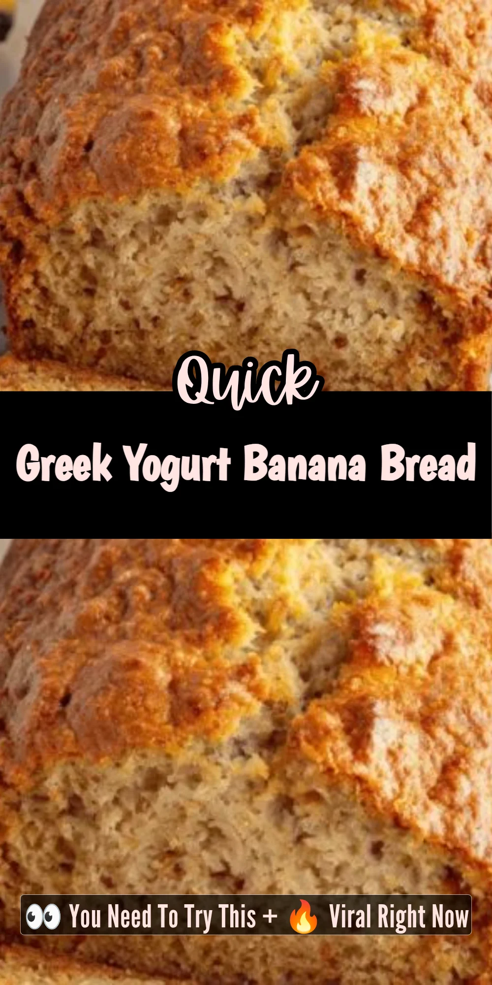 Greek Yogurt Banana Bread