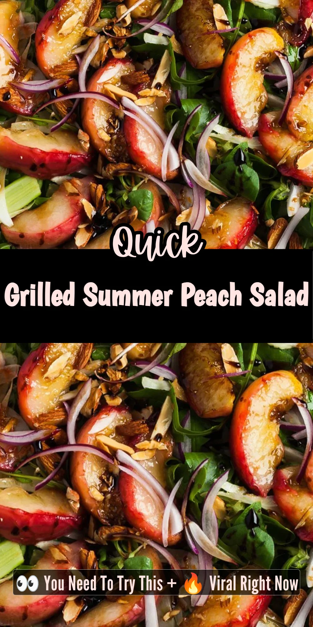 Grilled Summer Peach Salad