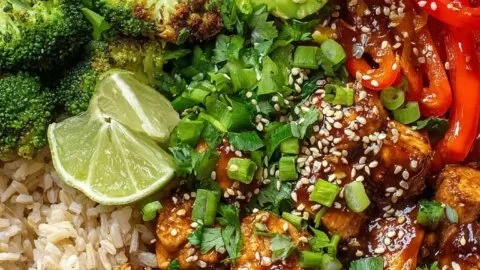 Hot Honey Chicken Bowls