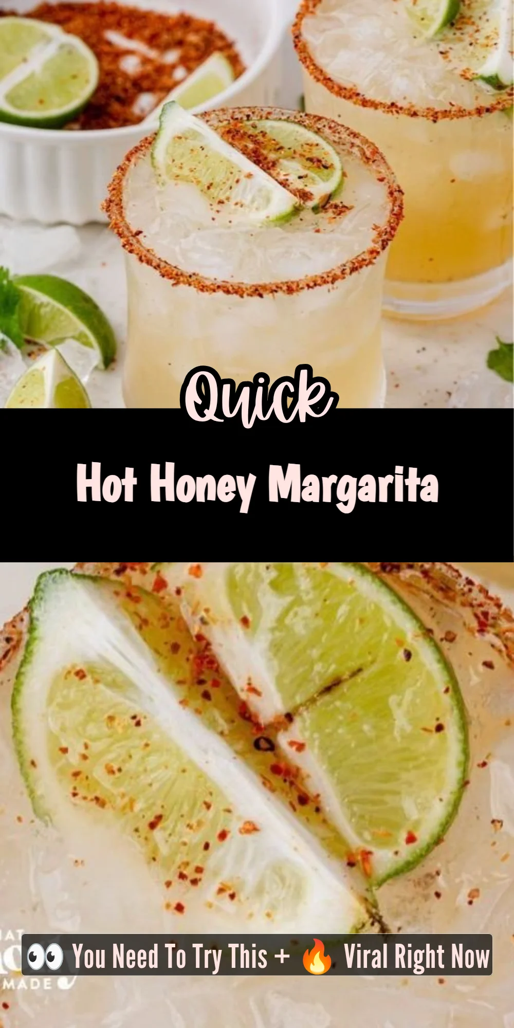 Hot Honey Margarita