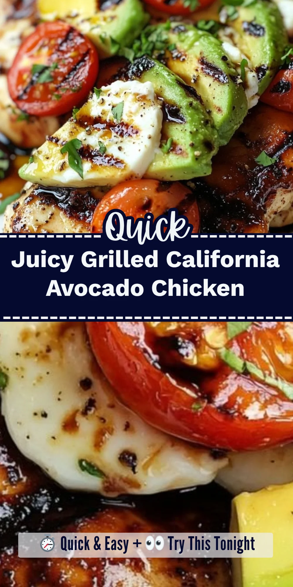Juicy Grilled California Avocado Chicken