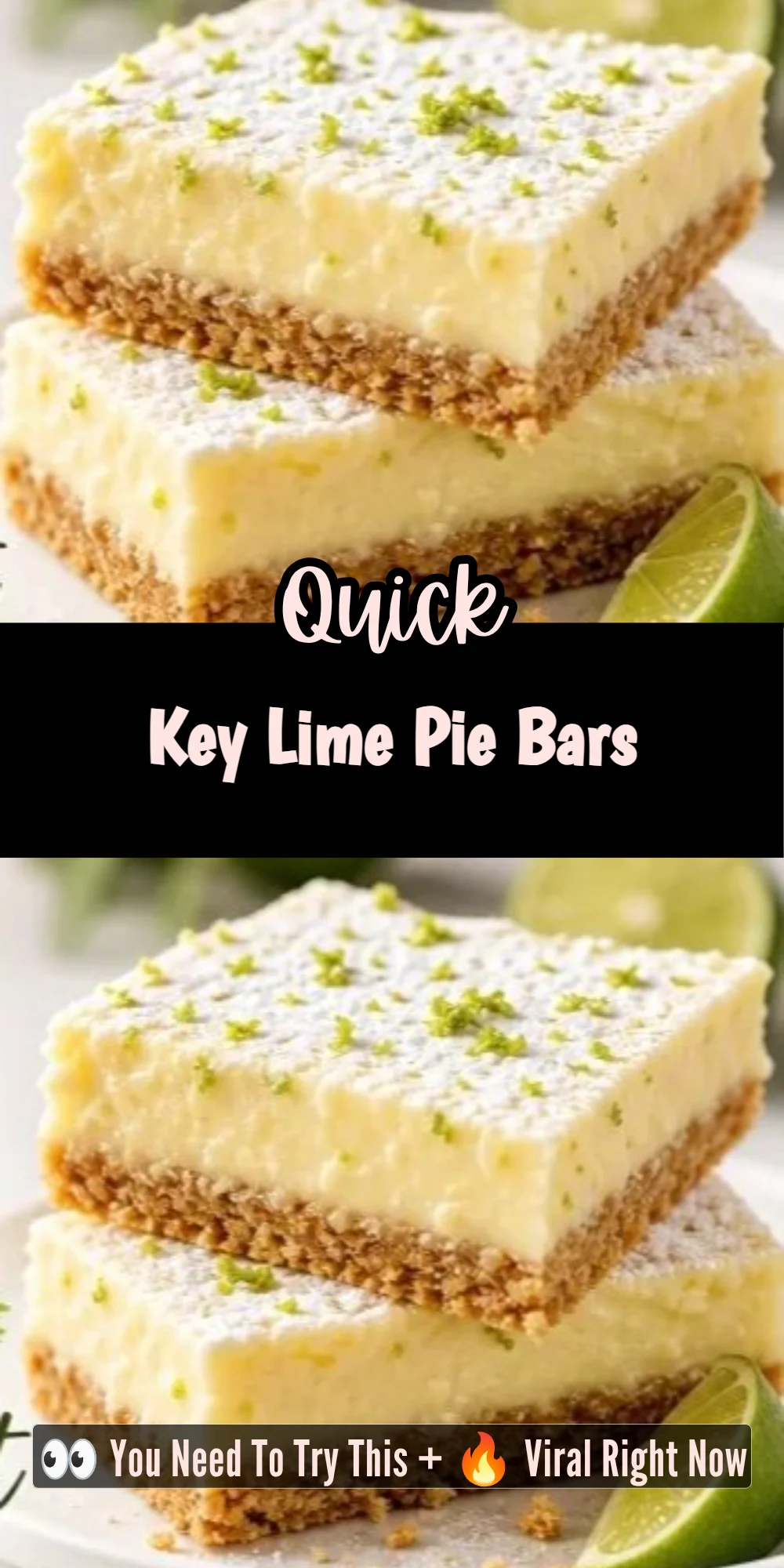 Key Lime Pie Bars