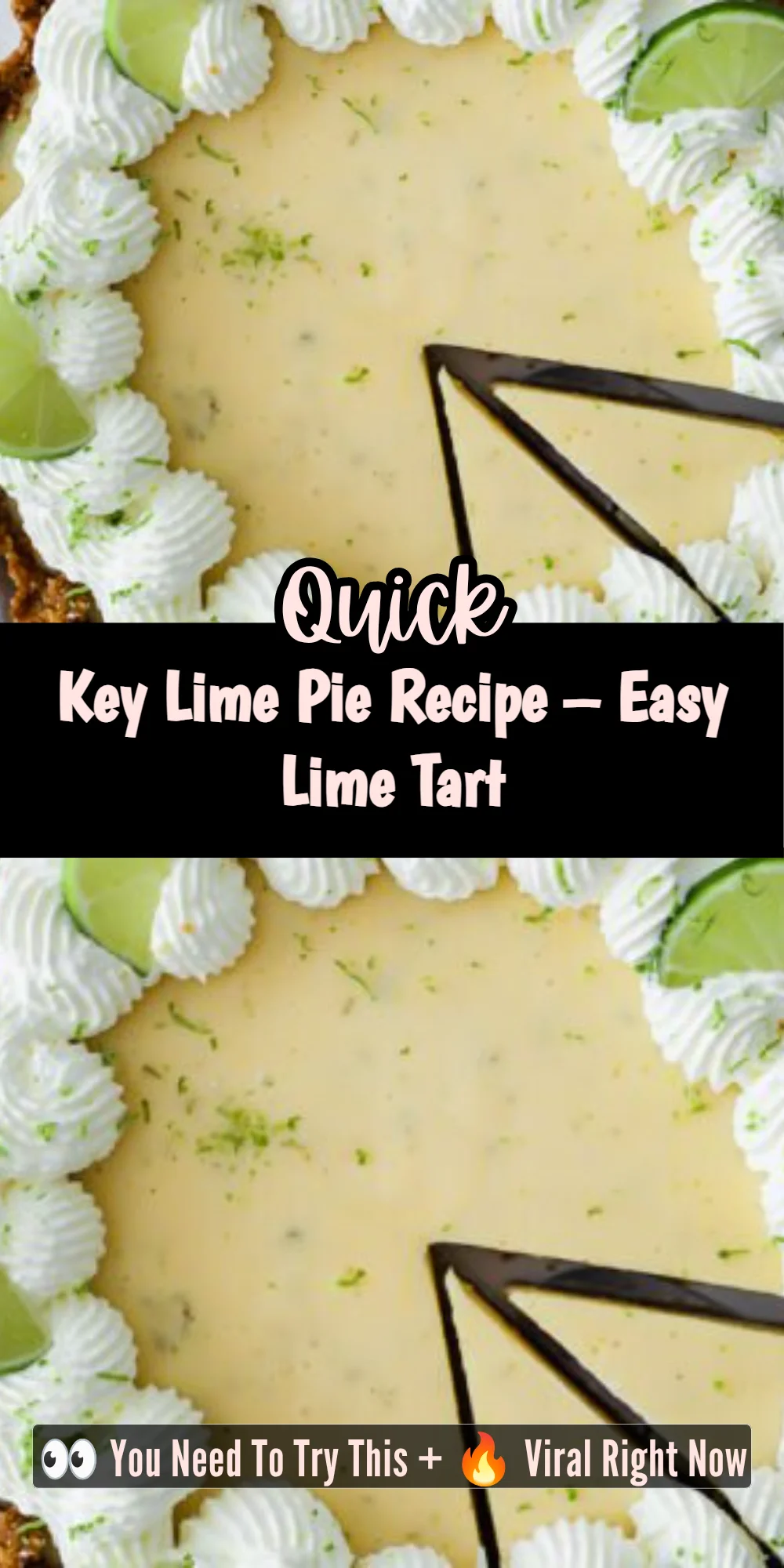 Key Lime Pie Recipe – Easy Lime Tart