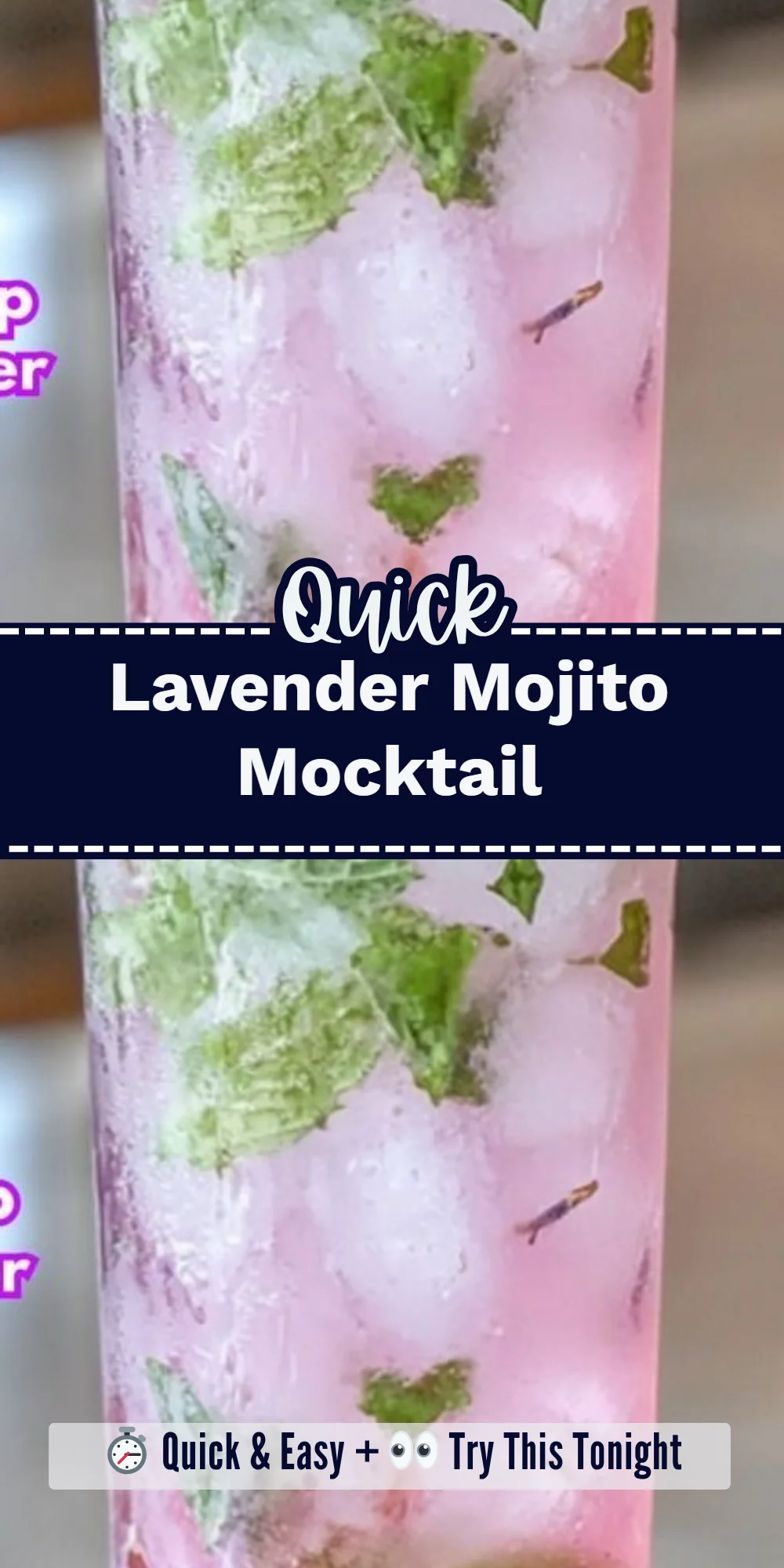 Lavender Mojito Mocktail