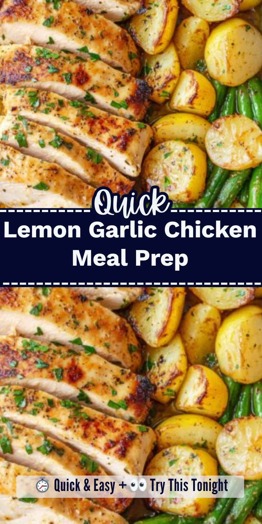 Lemon Garlic Chicken Meal Prep