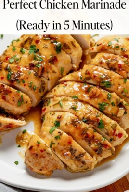 Easy chicken marinade with fresh herbs and spices for flavorful grilling
