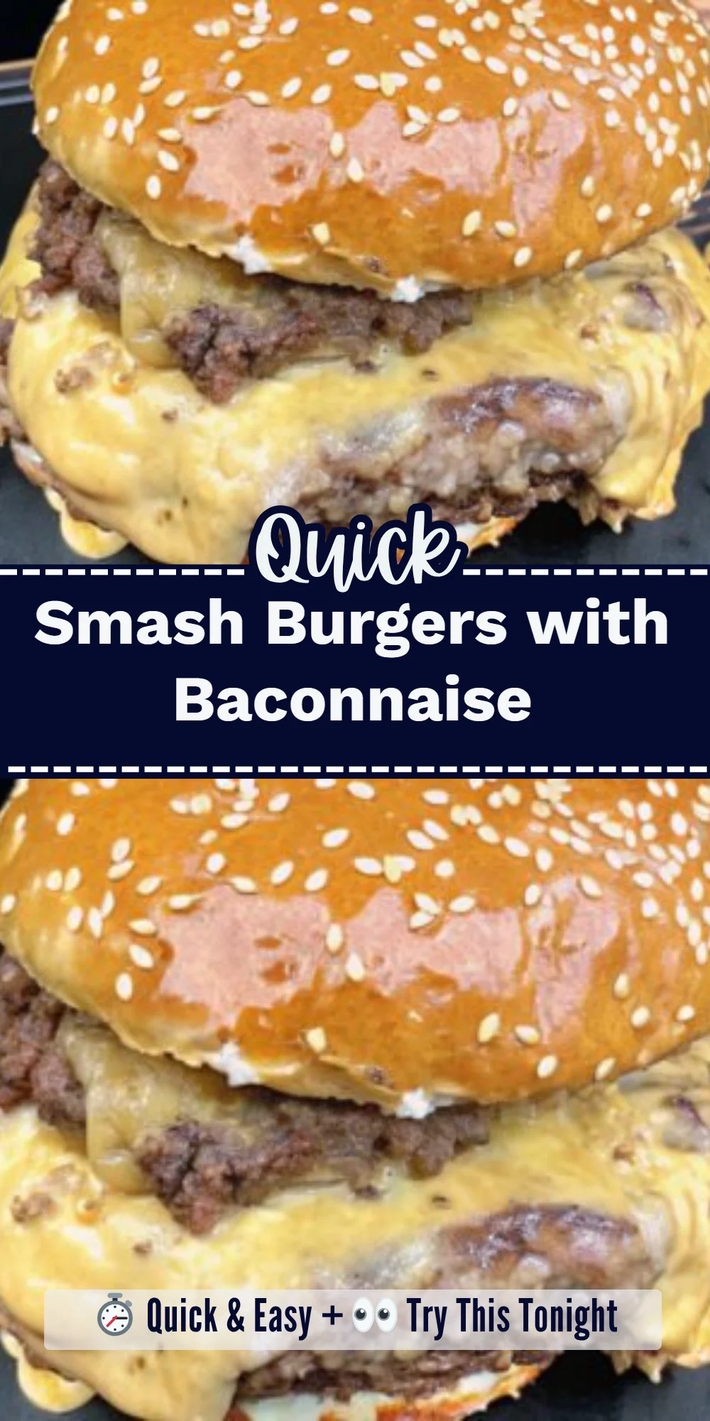 Smash Burgers with Baconnaise