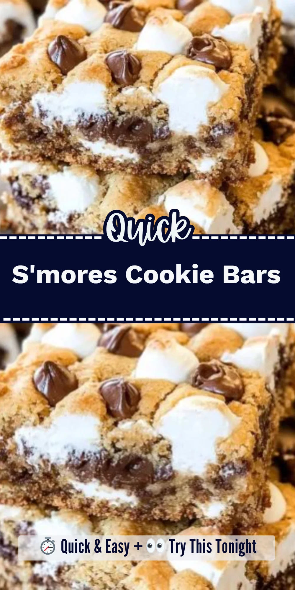 S'mores Cookie Bars