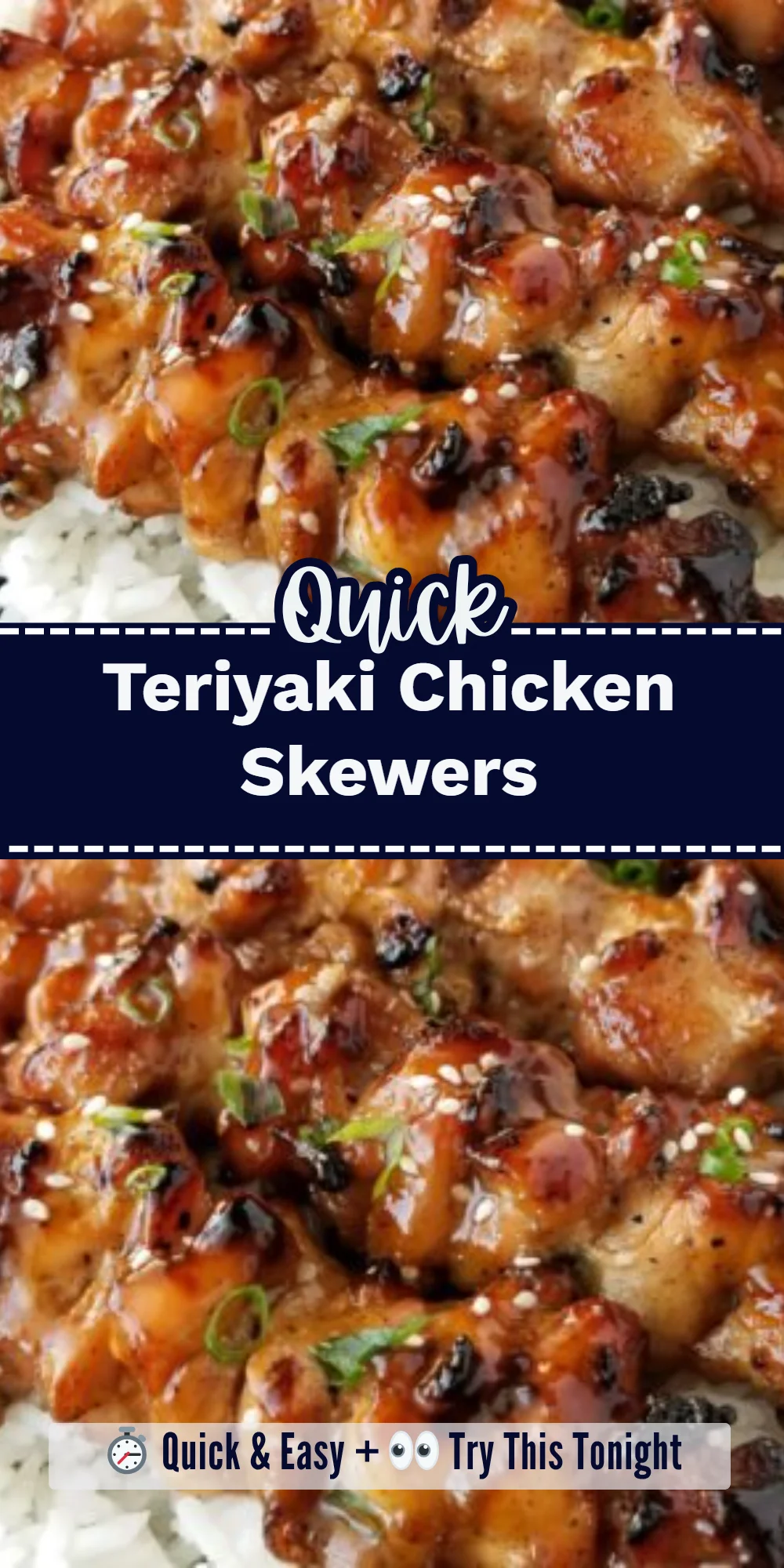 Teriyaki Chicken Skewers
