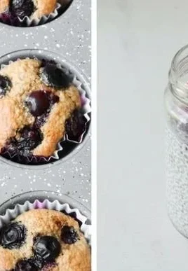 Healthy breakfast meal prep ideas displayed in meal prep containers