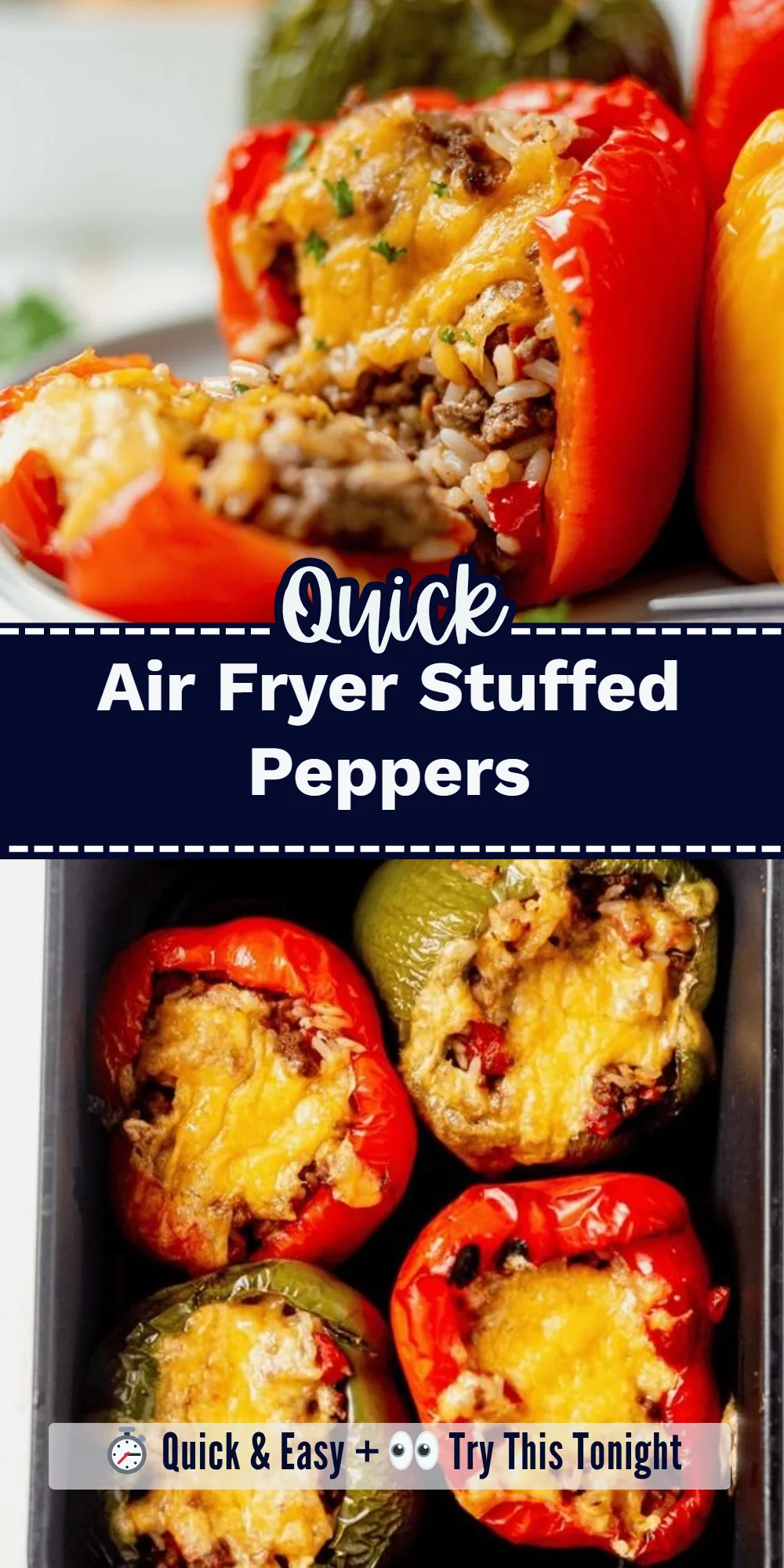 Air Fryer Stuffed Peppers