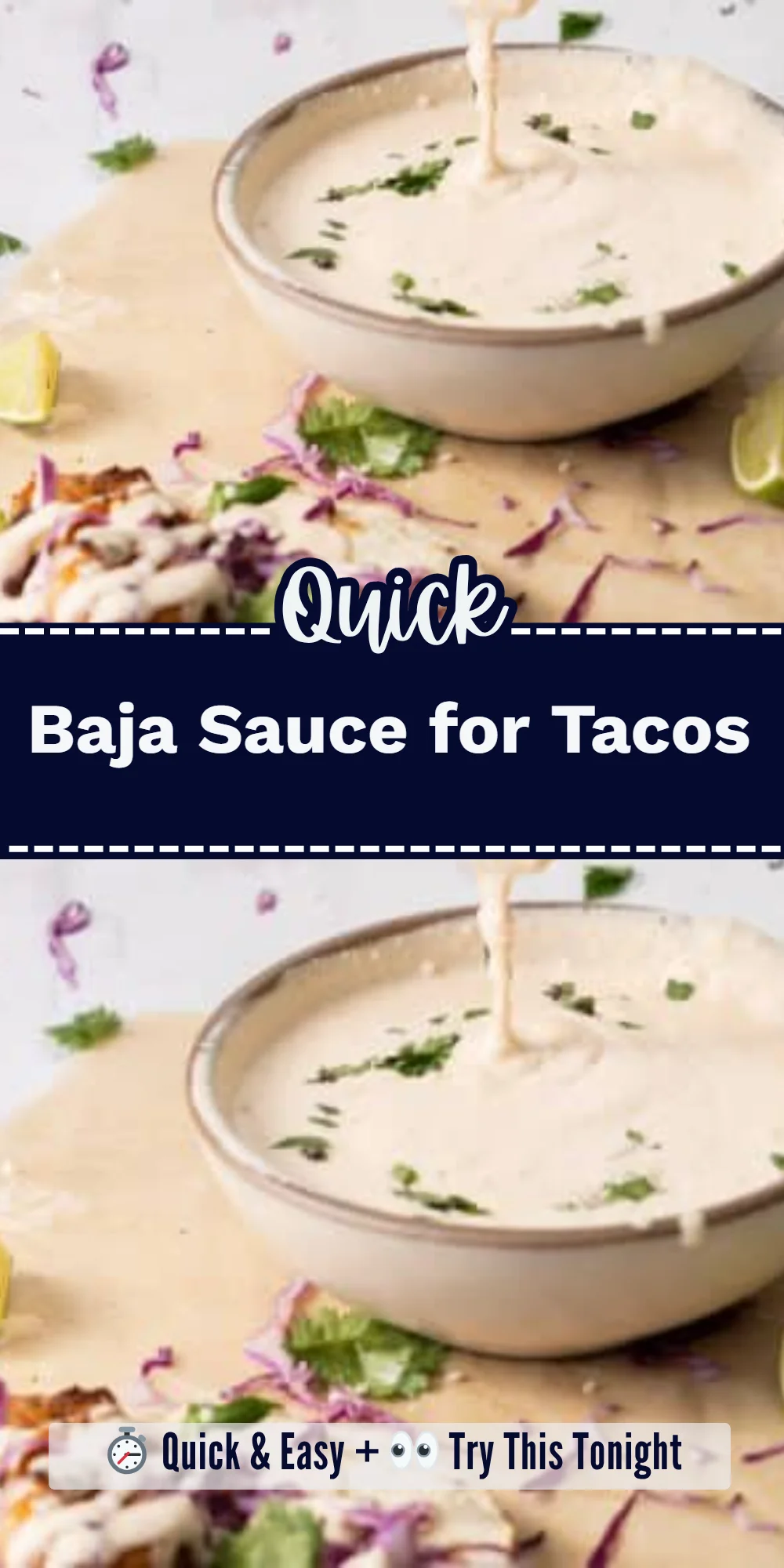 Baja Sauce for Tacos