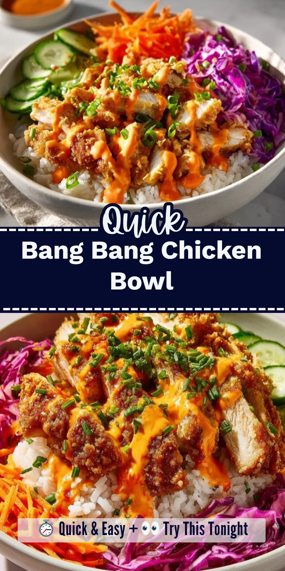 Bang Bang Chicken Bowl