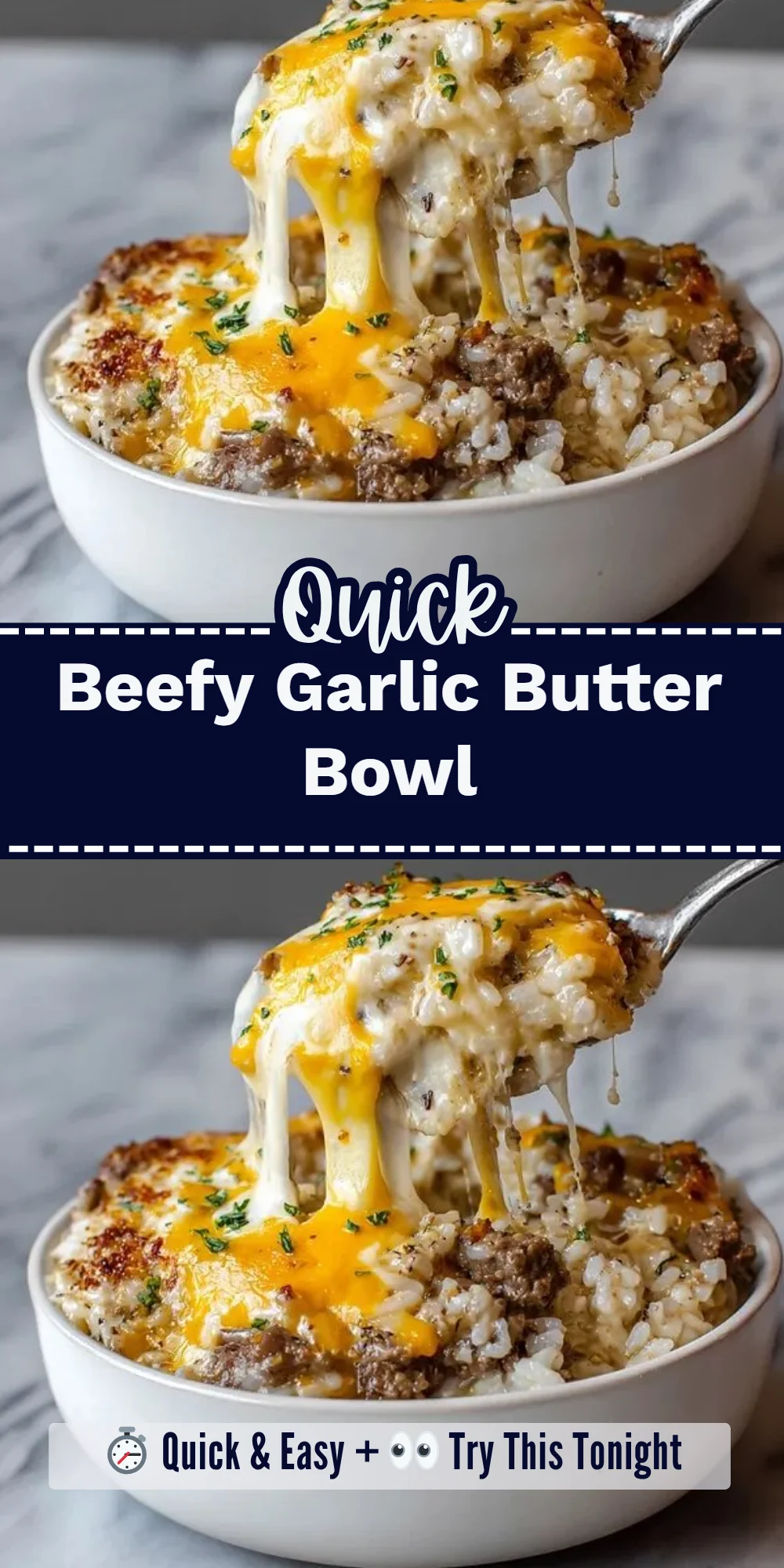 Beefy Garlic Butter Bowl