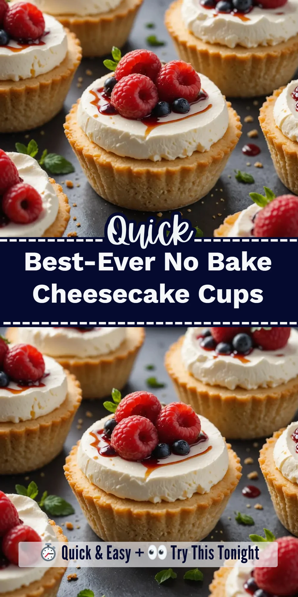 Best-Ever No Bake Cheesecake Cups