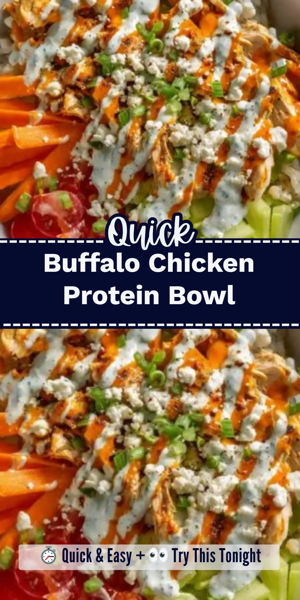 Buffalo Chicken Protein Bowl