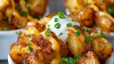 Cheesy Taco Potatoes
