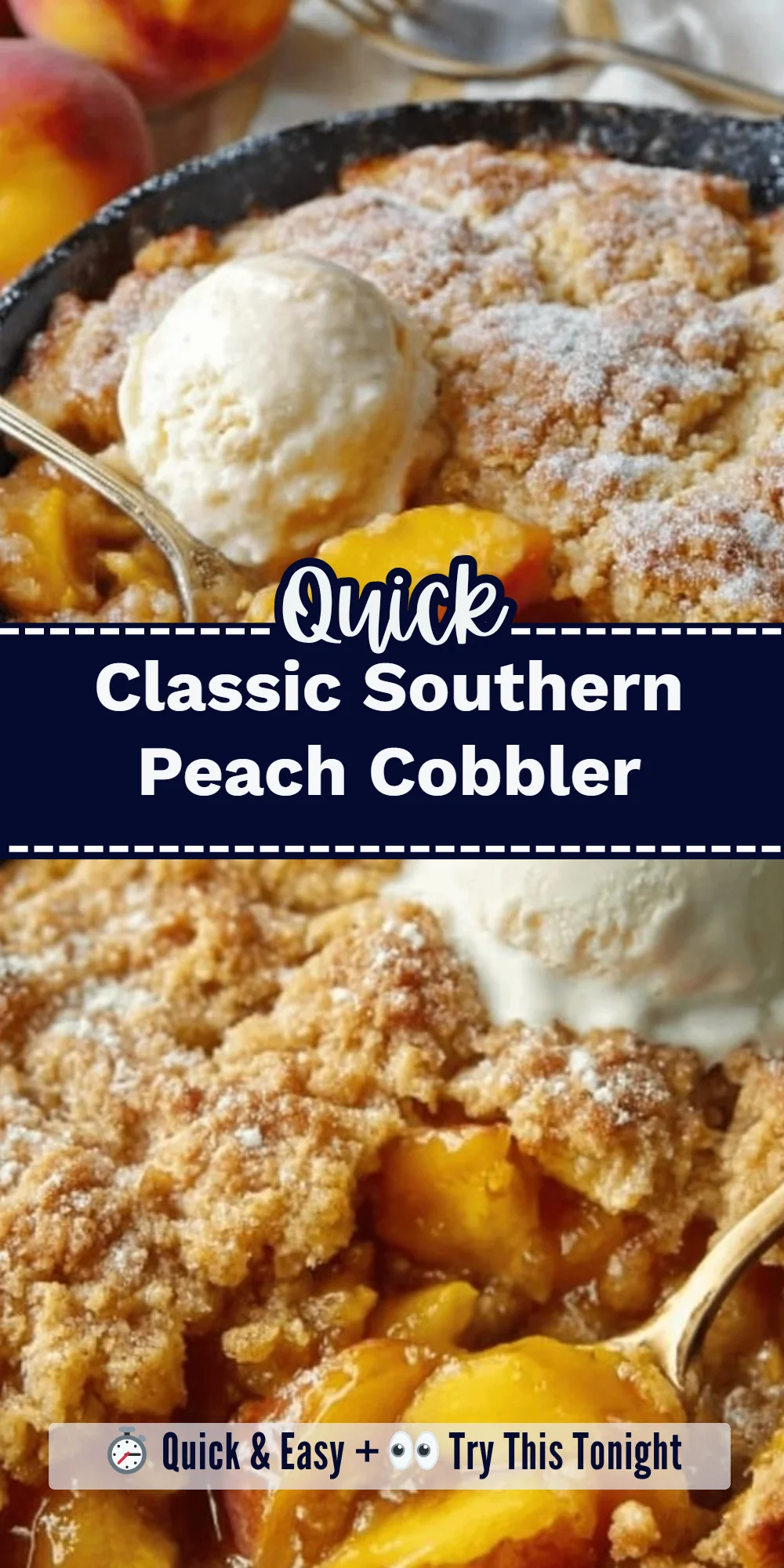 Classic Southern Peach Cobbler