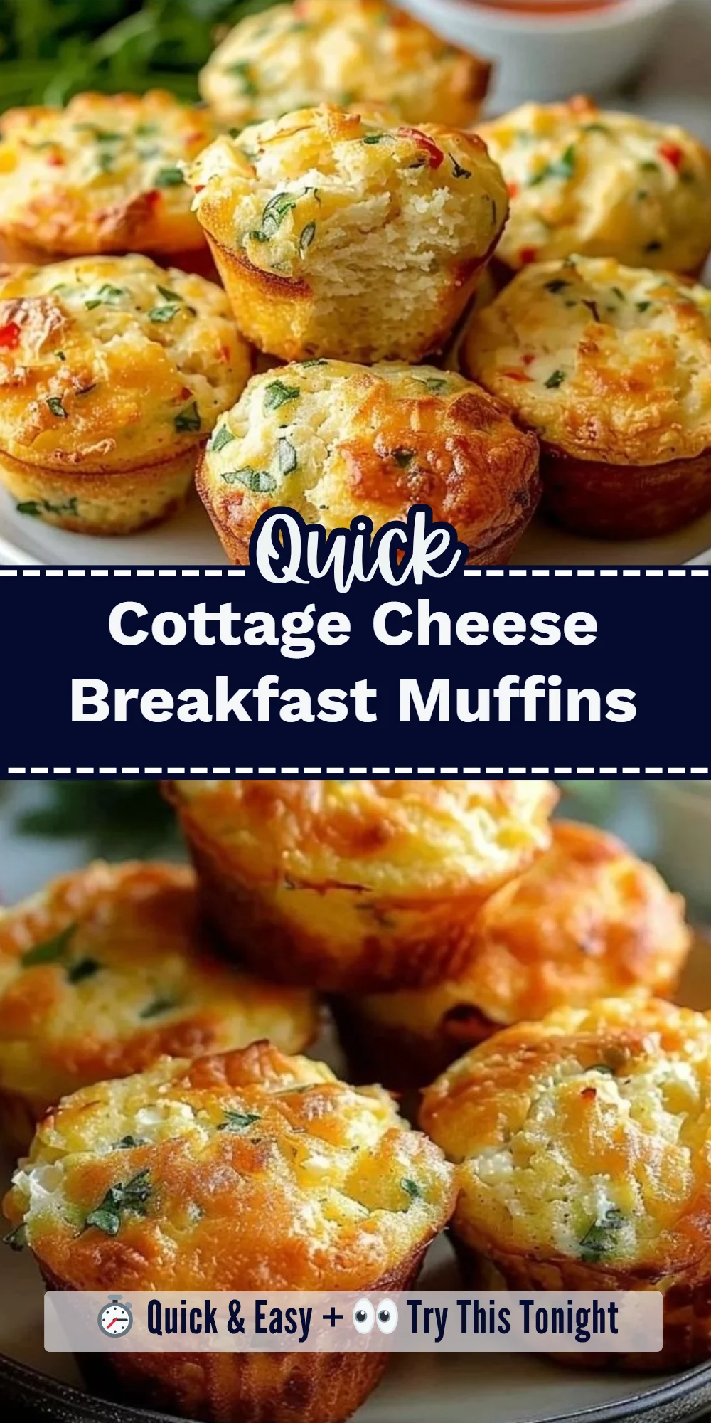 Cottage Cheese Breakfast Muffins
