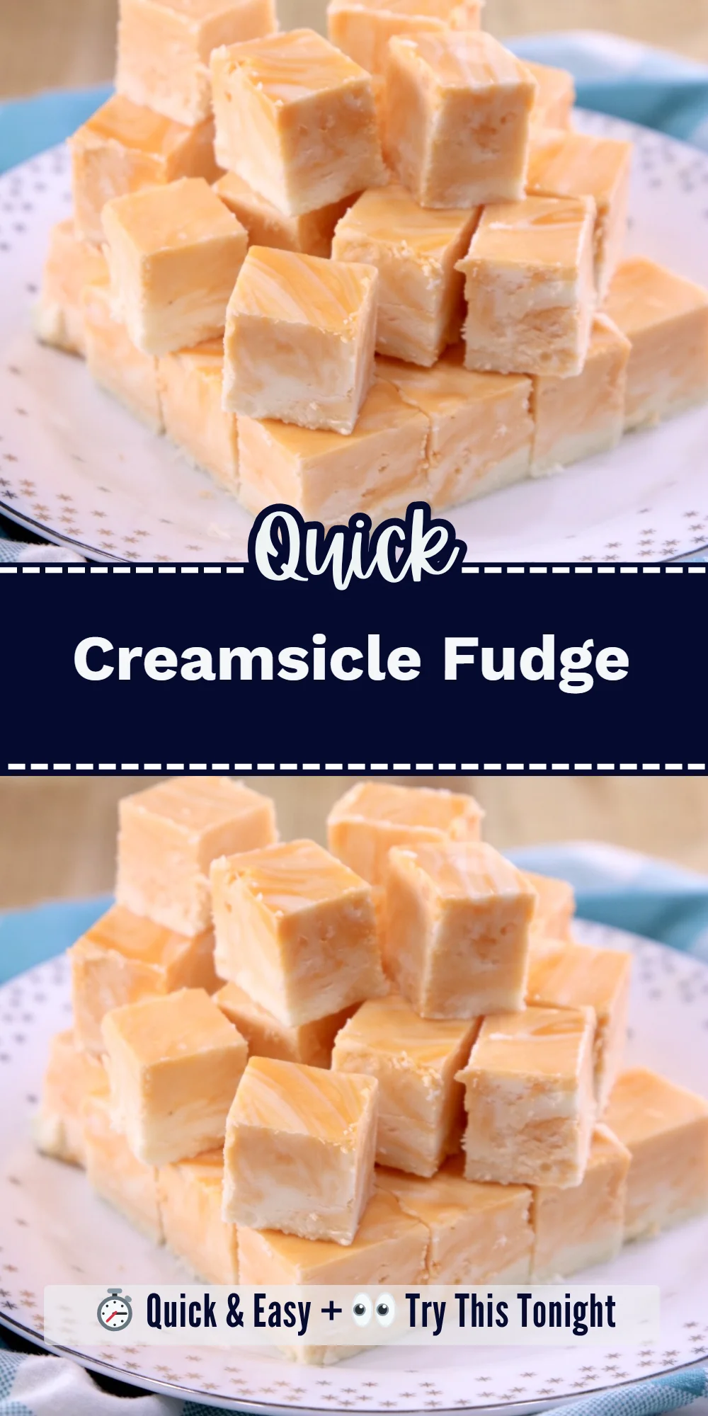 Creamsicle Fudge