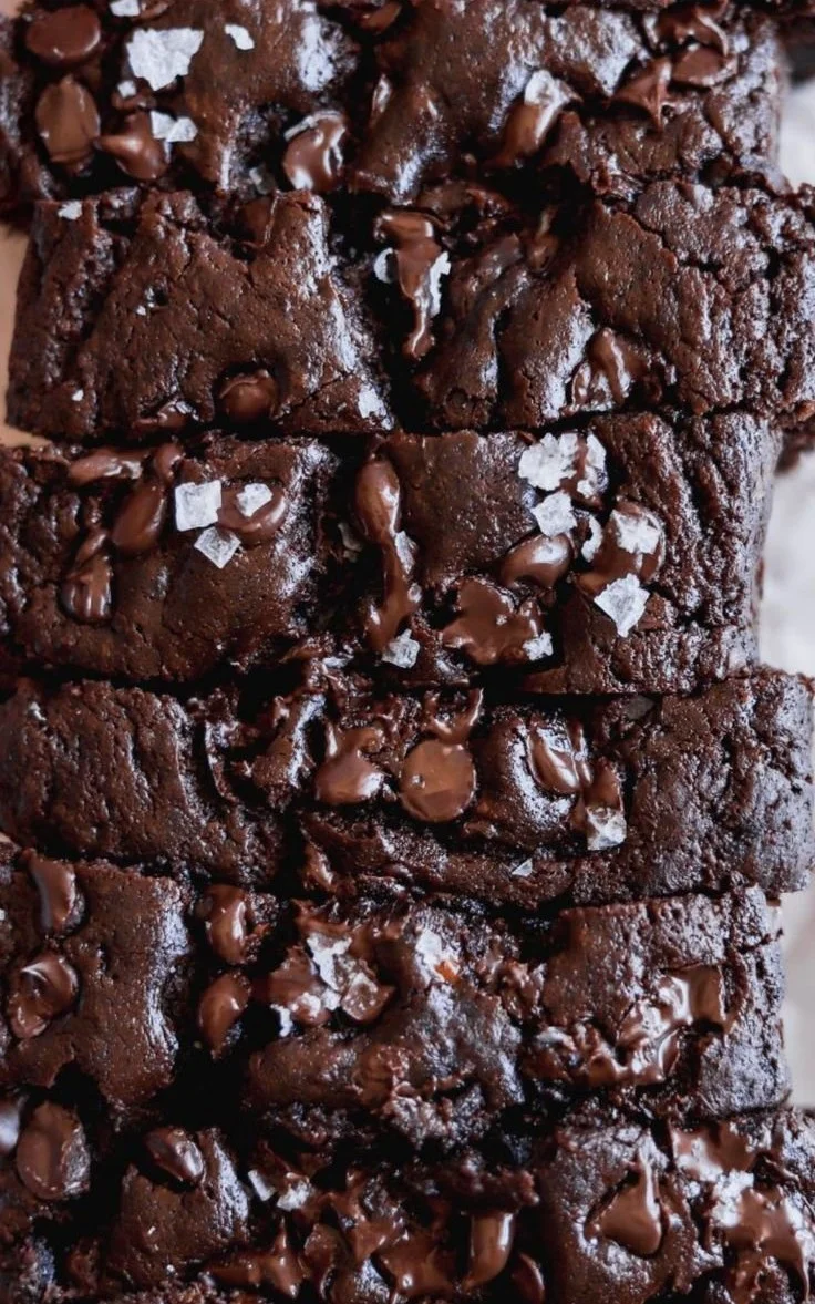 Double chocolate banana bread loaf with rich chocolate and ripe bananas