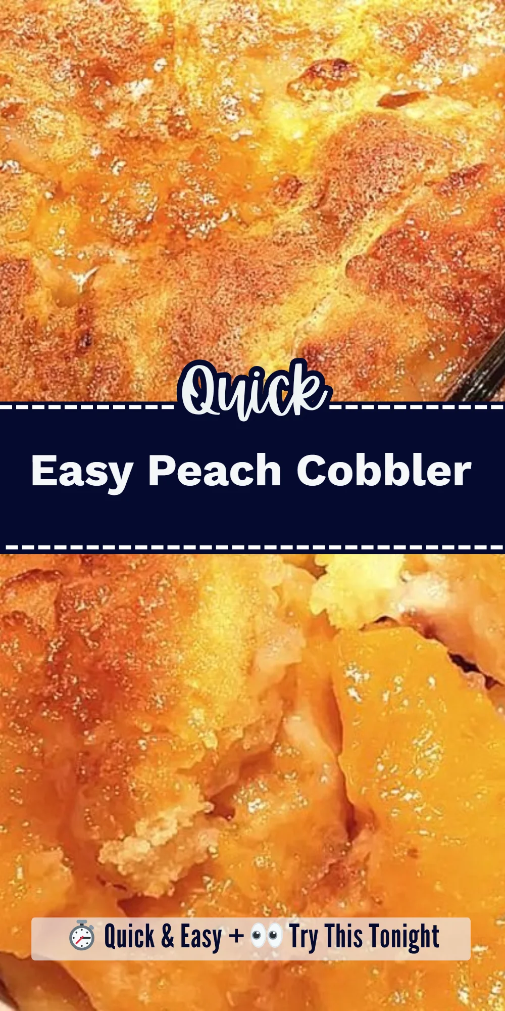 Easy Peach Cobbler