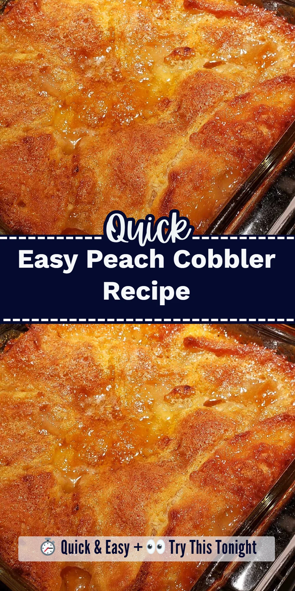Easy Peach Cobbler Recipe