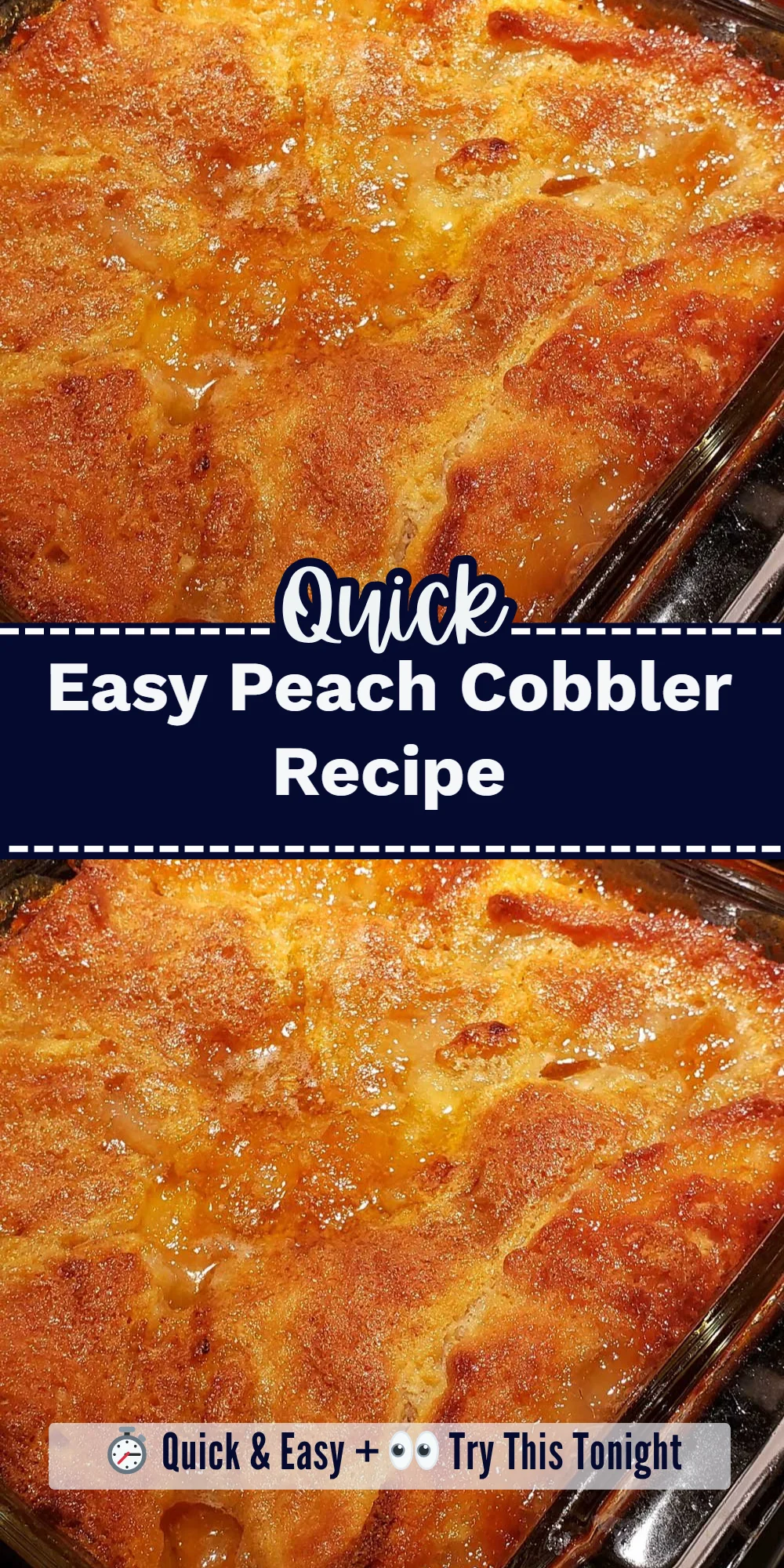 Easy Peach Cobbler Recipe