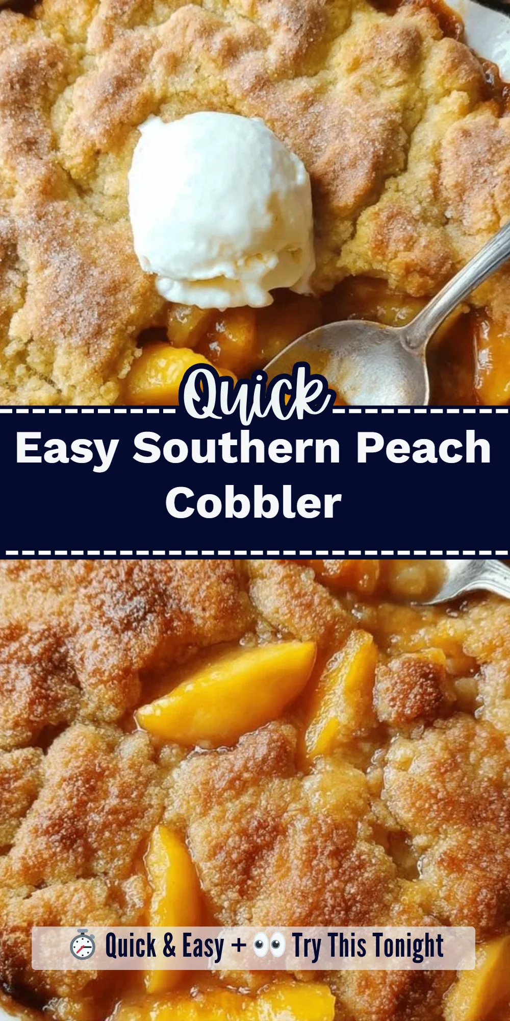 Easy Southern Peach Cobbler