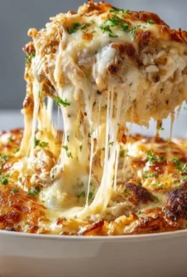 French onion chicken rice bake topped with melted cheese and herbs