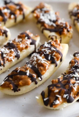 Frozen banana snacks ready to be enjoyed as a healthy dessert option.
